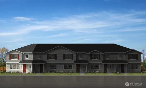 a aerial view of a house