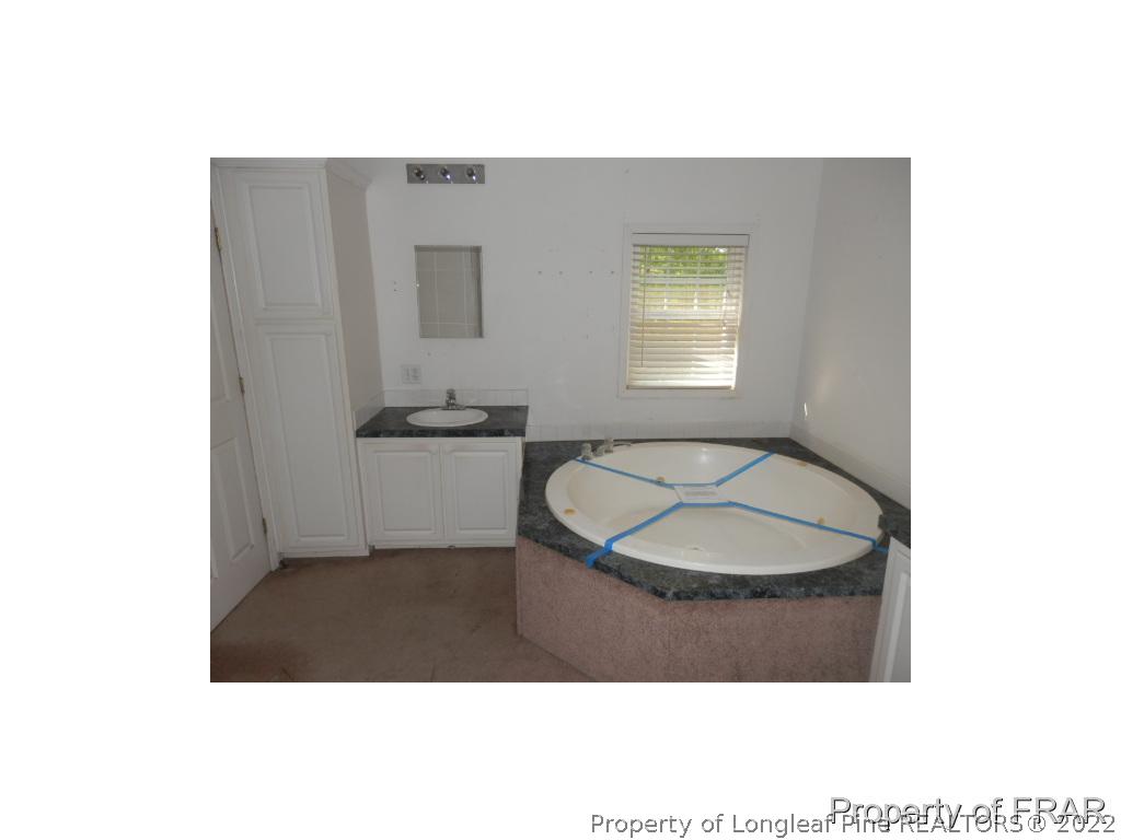 248 St Matthews Church Road Raeford, NC 28376 - Photo 8 of 14 a bathroom with a sink and a mirror