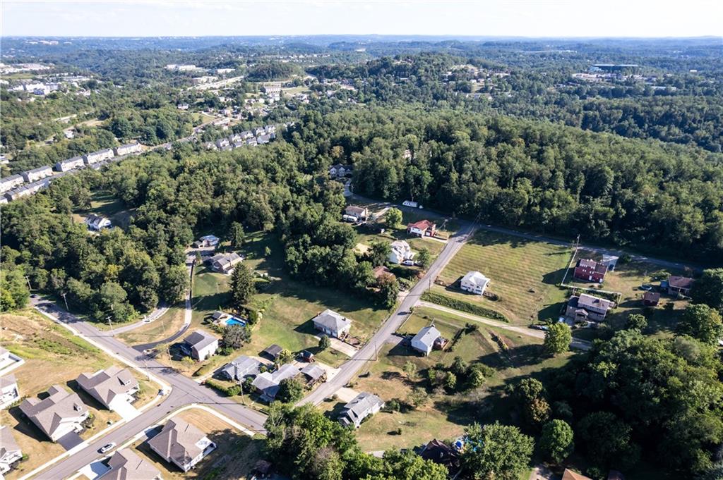 5575 Aiken Road McKees Rocks, PA 15136 - Photo 32 of 33 an aerial view of a house with a yard basket ball court