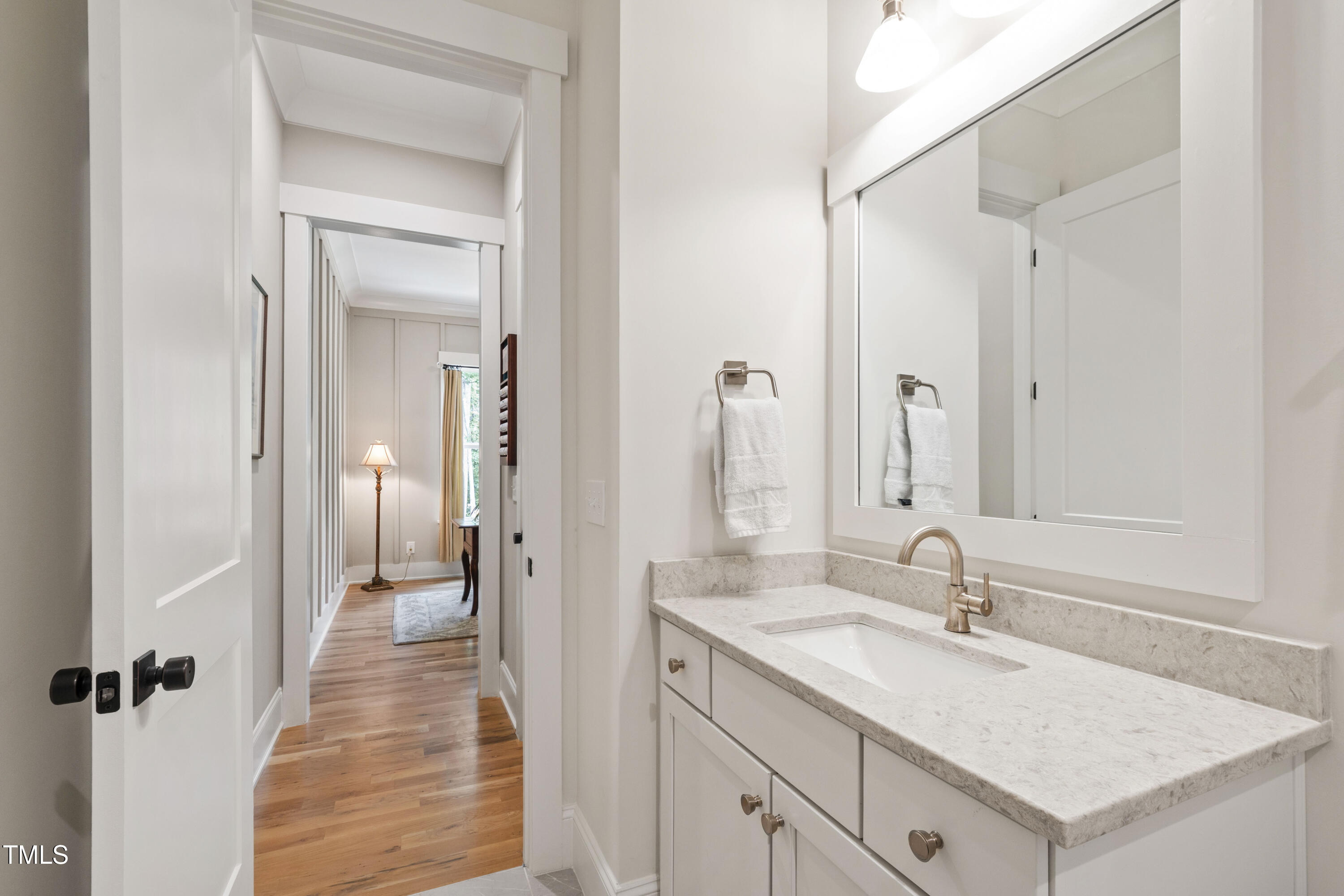 541 Sunset Grove Drive Pittsboro, NC 27312 - Photo 34 of 75 a bathroom with a sink vanity granite tub and shower