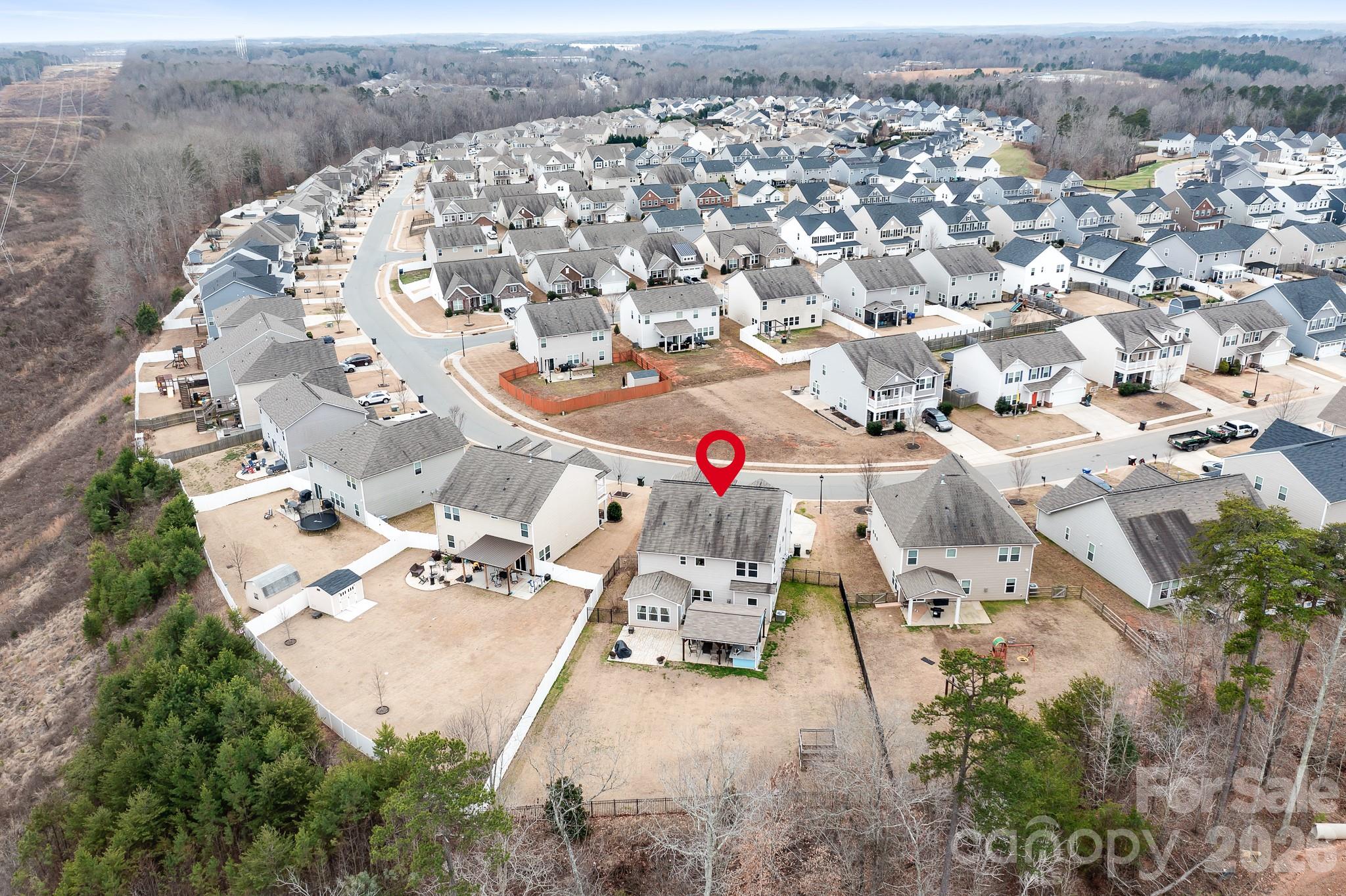 6308 Durango Way Denver, NC 28037 - Photo 31 of 45 an aerial view of residential houses with outdoor space