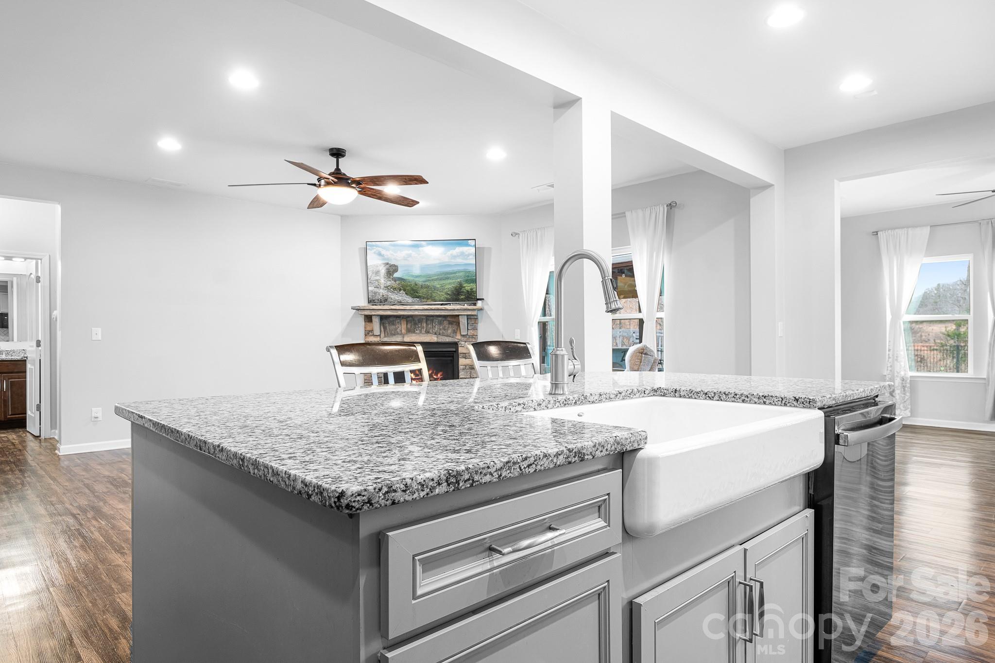 6308 Durango Way Denver, NC 28037 - Photo 4 of 45 a view of living room with granite countertop furniture