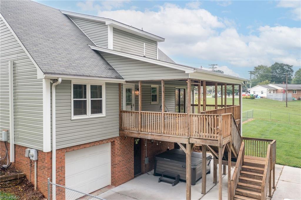 900 Reynolds Road Lewisville, NC 27023 - Photo 41 of 46 Exterior/Covered Deck/Patio?Garage