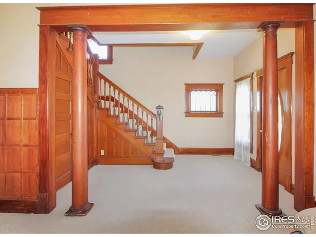 a view of front door