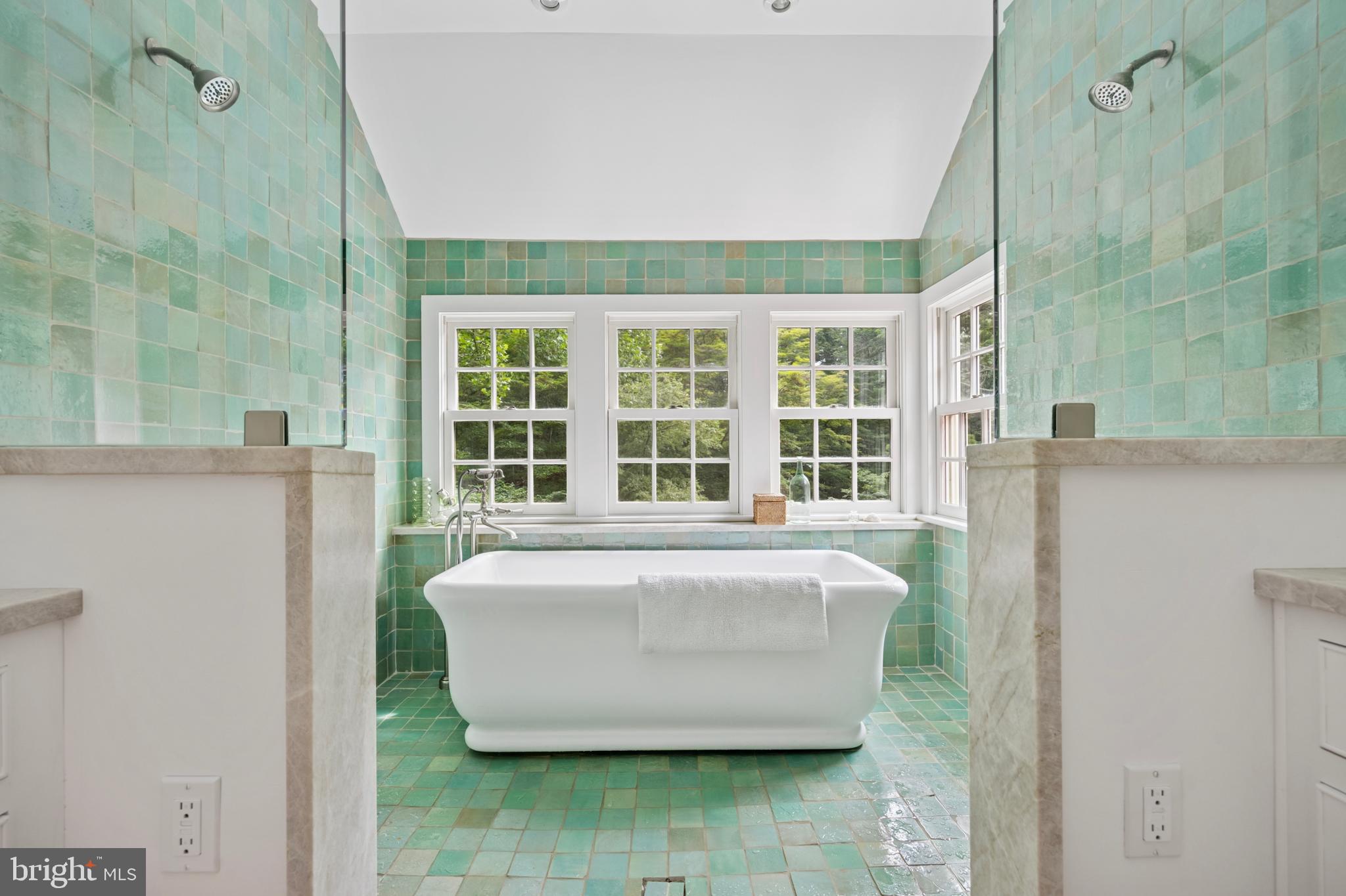 2320 Turk Road Doylestown, PA 18901 - Photo 14 of 35 a spacious bathroom with a bathtub and shower