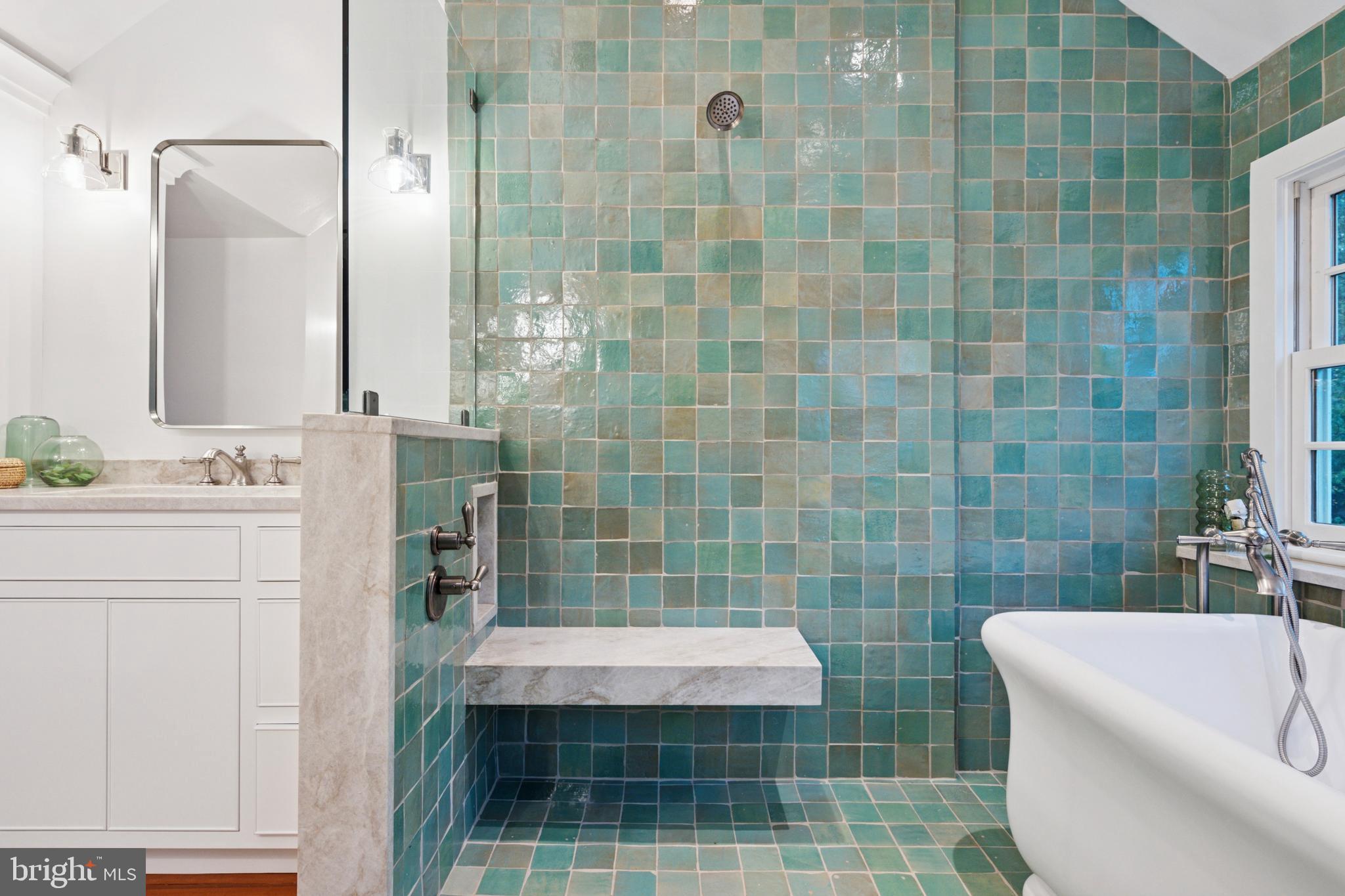 2320 Turk Road Doylestown, PA 18901 - Photo 15 of 35 a bathroom with a sink a toilet a mirror and shower