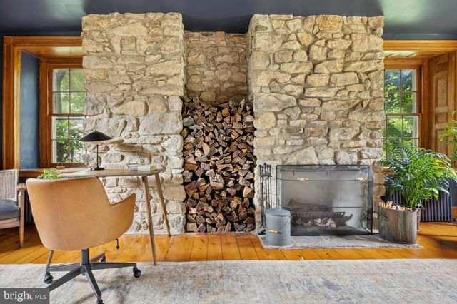 a living room with a couch and a table