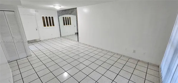 a view of an empty room