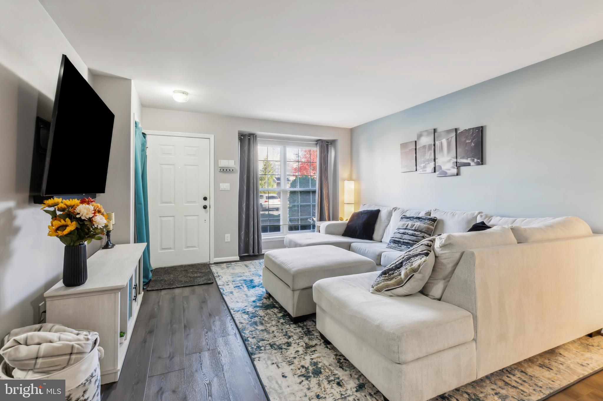 1102 Coventry Way Mount Laurel, NJ 08054 - Photo 5 of 24 a bedroom with furniture and a flat screen tv