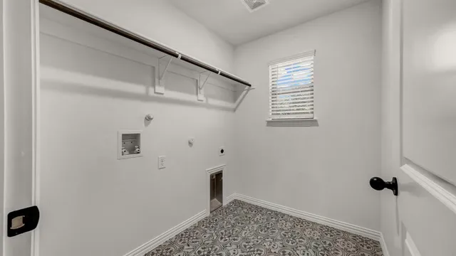 a view of a hallway with a window