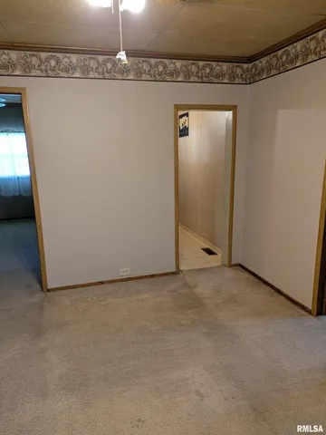 a room with a mirror