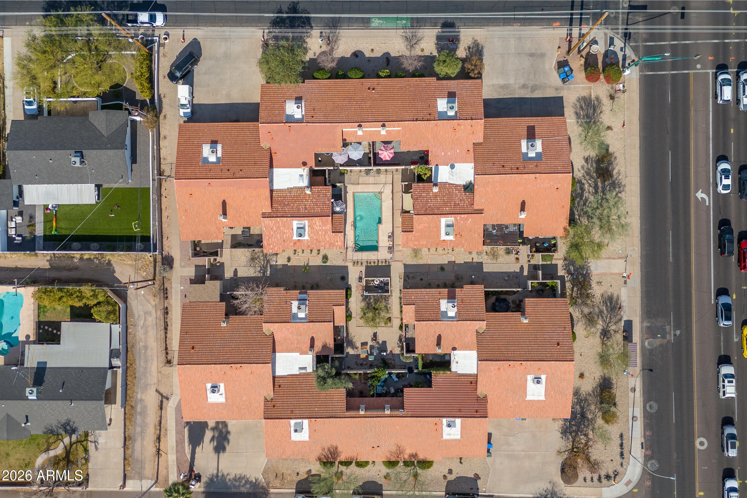 4343 East Osborn Road Phoenix, AZ 85018 - Photo 34 of 41 aerial view of a city