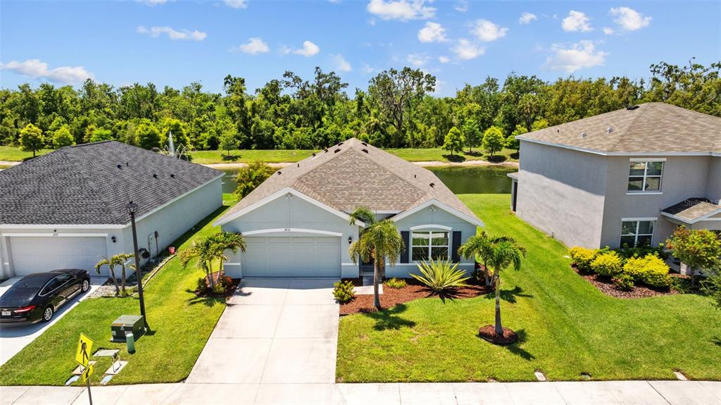 2721 Greenleaf Terrace Parrish, FL 34219 - Photo 59 of 65 a aerial view of a house with a yard