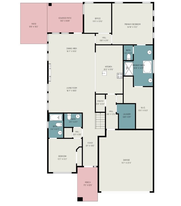 21006 Brave Legion Way Tomball, TX 77375 - Photo 28 of 29 a picture of a cabinet with a floor plan