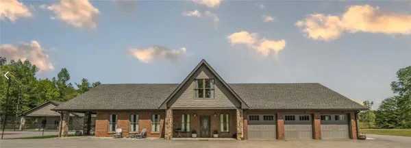 a aerial view of a house