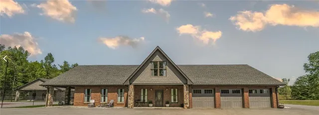 a aerial view of a house