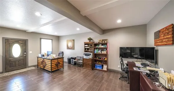 a outdoor space with furniture