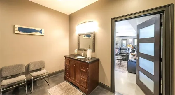 a house view with a backyard space