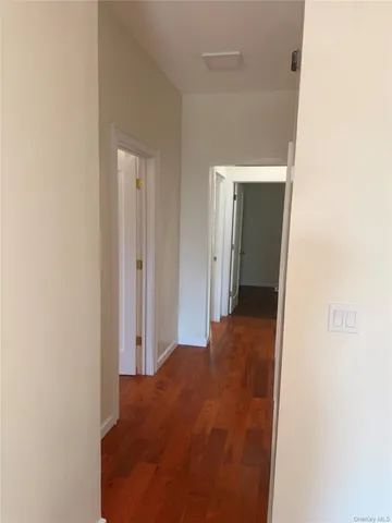 a view of a bedroom from hallway