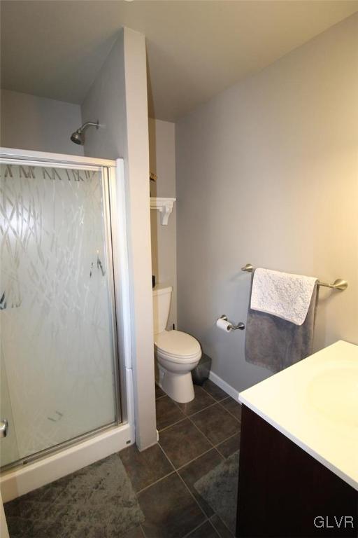472 Georgetown Road Nazareth, PA 18064 - Photo 16 of 30 a bathroom with a toilet and a shower