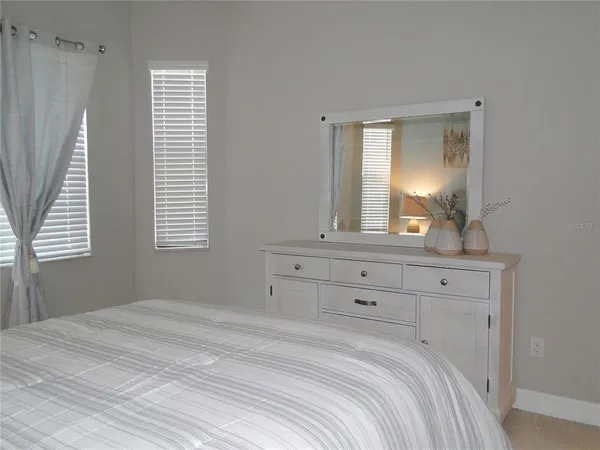 a view of a lake with a large trees