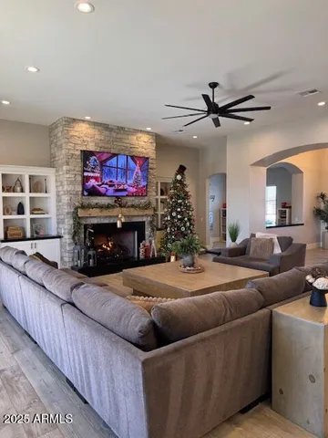 a bathroom with a mirror and a sink