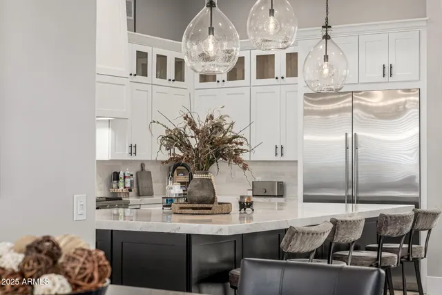 a view of a room with wooden walls