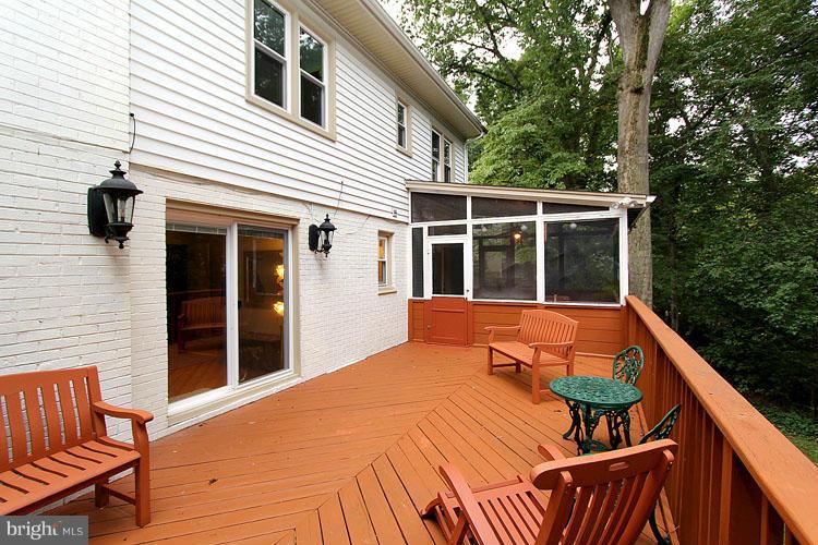 6606 Rannoch Court Bethesda, MD 20817 - Photo 20 of 24 Spacious Deck and Screened Porch