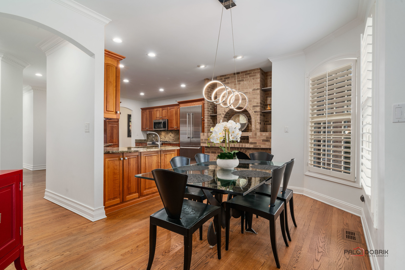 2307 Old Hicks Road Long Grove, IL 60047 - Photo 17 of 59 a view of a dining room with furniture and a chandelier