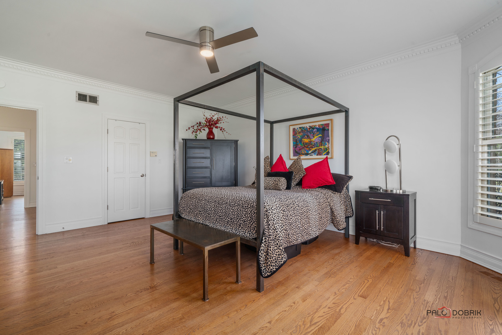 2307 Old Hicks Road Long Grove, IL 60047 - Photo 22 of 59 a bedroom with a bed and wooden floor