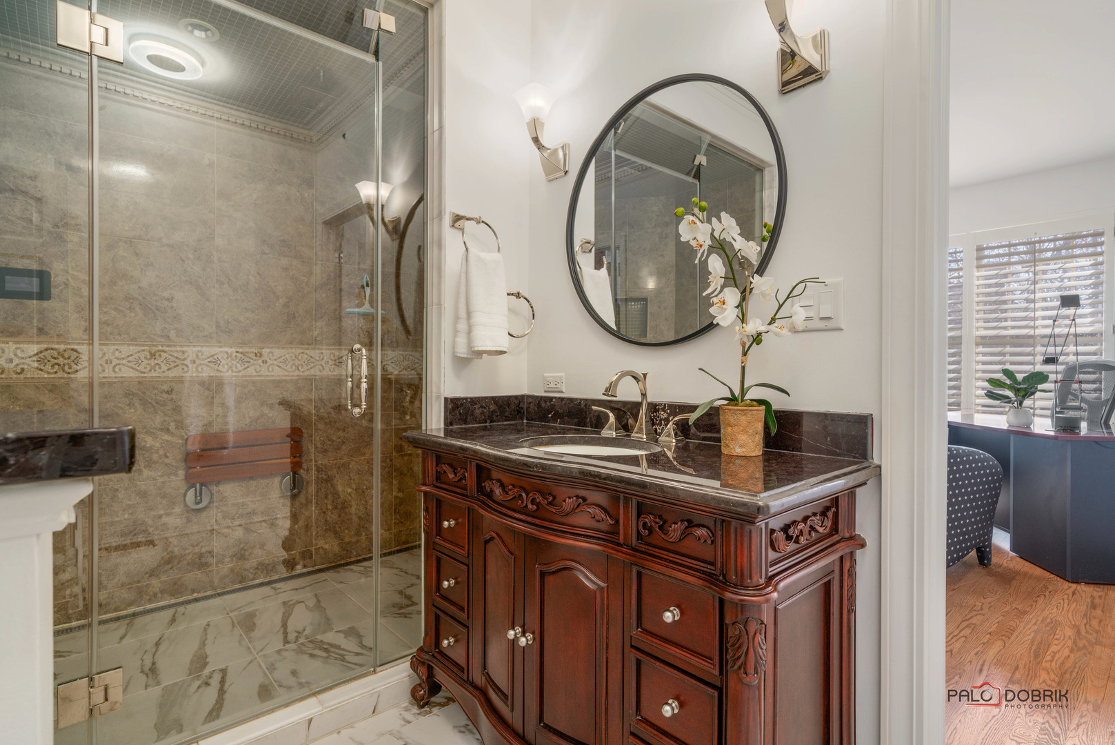 2307 Old Hicks Road Long Grove, IL 60047 - Photo 29 of 59 a bathroom with a sink a vanity and a mirror