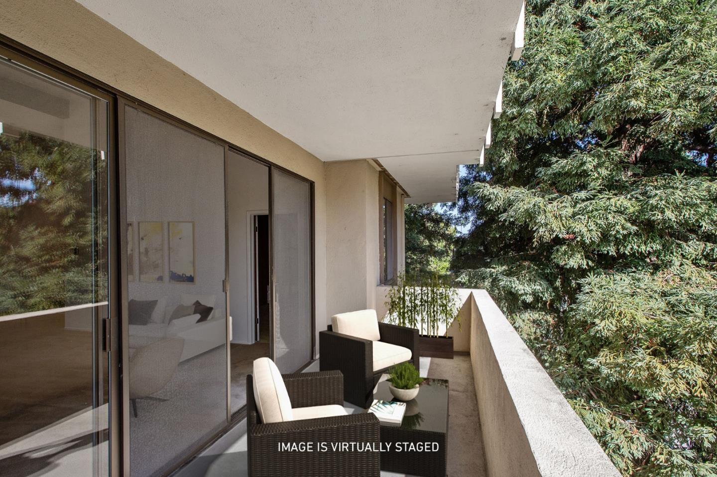 500 Almer Road, Unit 301 Burlingame, CA 94010 - Photo 6 of 24 a view of balcony with furniture