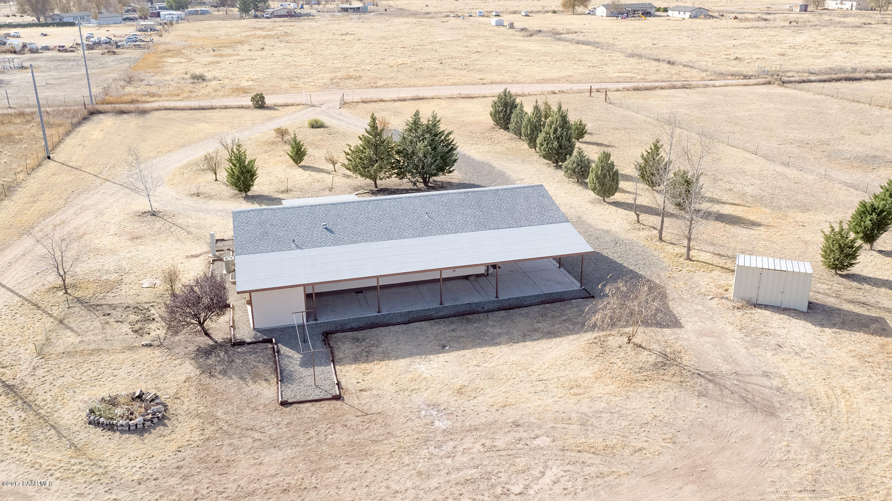 1370 West Antelope Run Road Paulden, AZ 86334 - Photo 5 of 35 Aerial Back