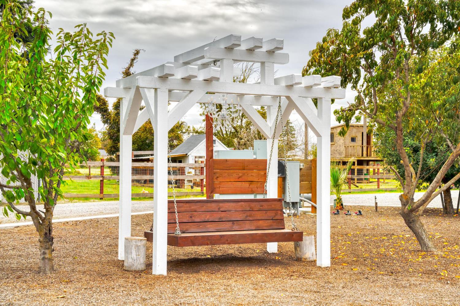 13791 Castle Road Manteca, CA 95336 - Photo 75 of 96 view of swing with chandellier