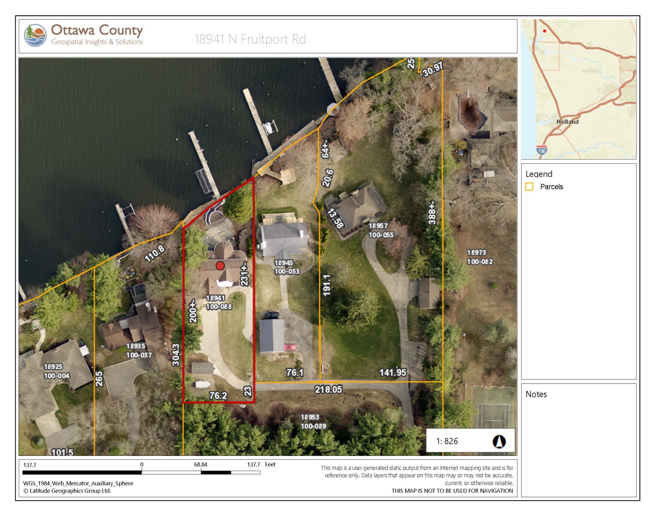 18941 North Fruitport Road Spring Lake, MI 49456 - Photo 63 of 63 GIS Map