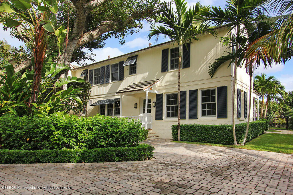 303 Arabian Road Palm Beach, FL 33480 - Photo 2 of 16 West elevation/KT entry