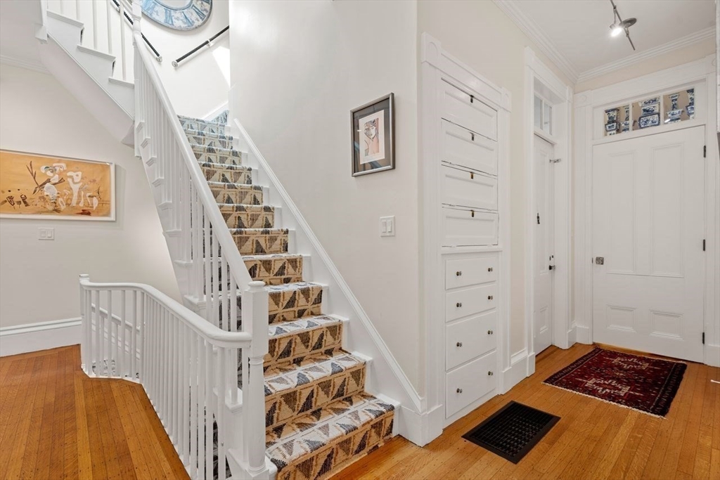 38 Chestnut Street Salem, MA 01970 - Photo 26 of 41 a view of staircase with white walls