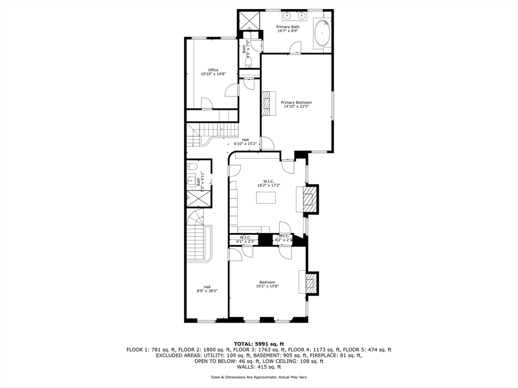 38 Chestnut Street Salem, MA 01970 - Photo 40 of 41 a picture of a floor plan