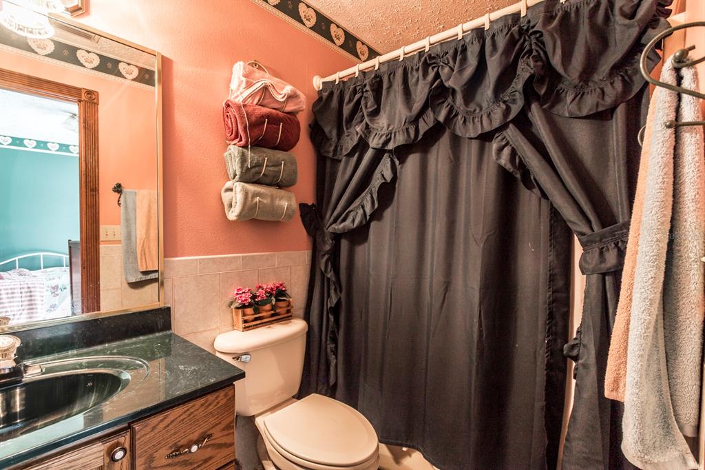 9215 Ridge Road New Port Richey, FL 34654 - Photo 55 of 71 a bathroom with a sink a toilet and shower