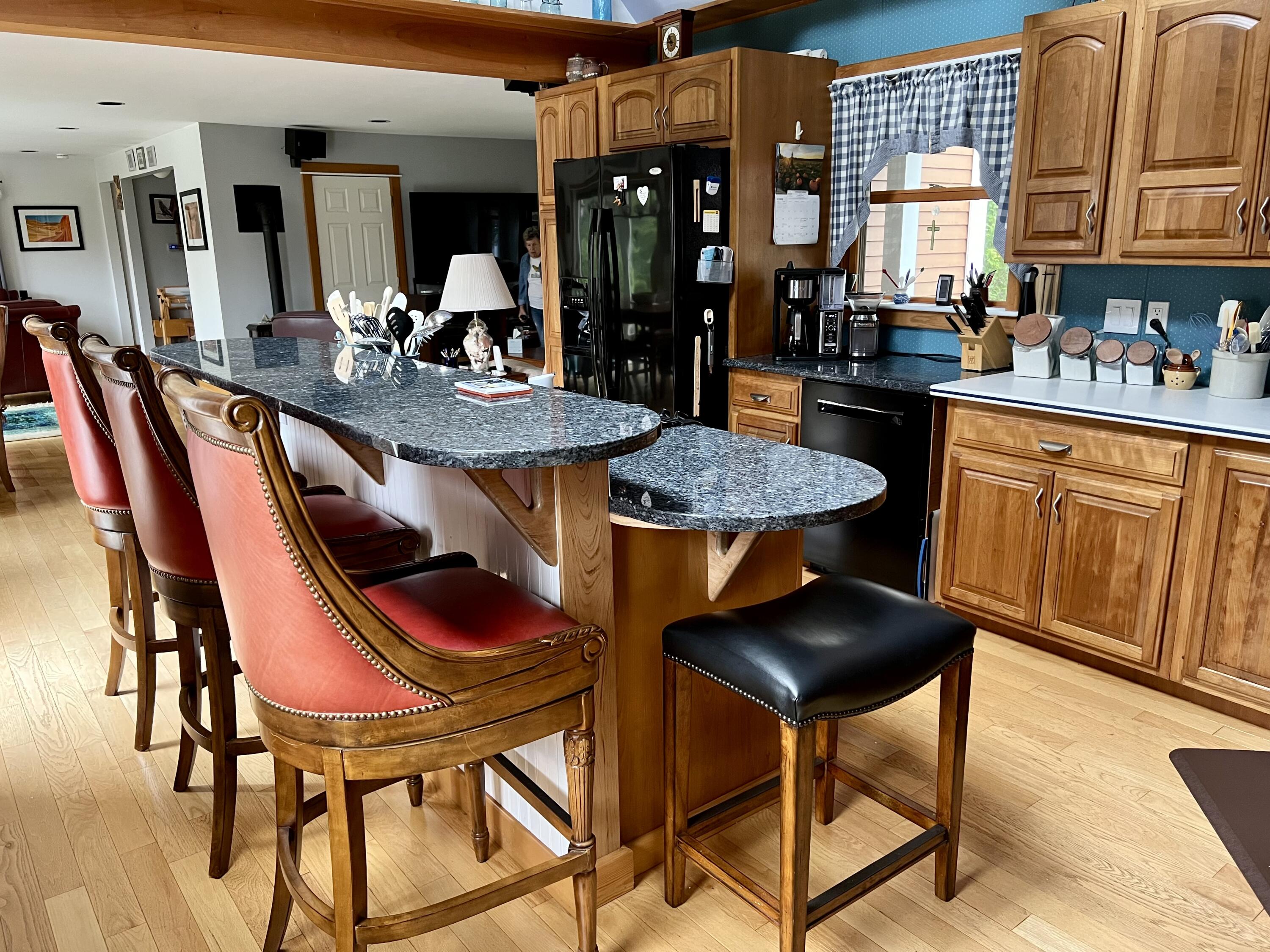 70 Burnt Hill Road Tremont, ME 04653 - Photo 17 of 69 Kitchen with cherry cabinets