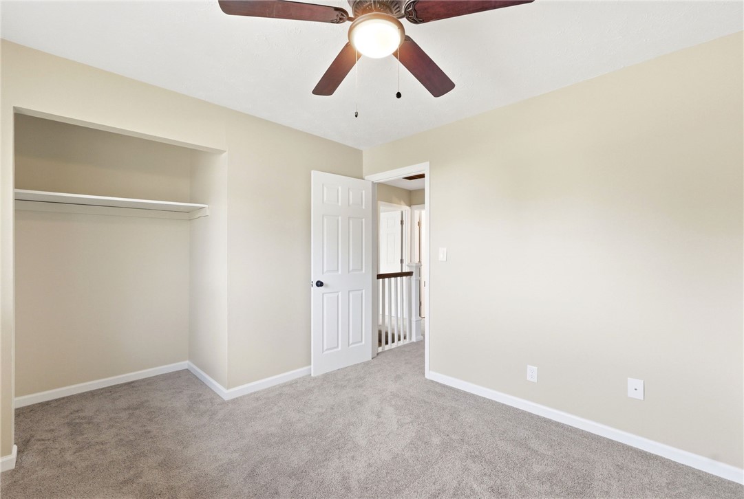 40 Woods Road Springboro, OH 45066 - Photo 48 of 57 This spacious bedroom offers comfortable carpeting and a convenient open closet.