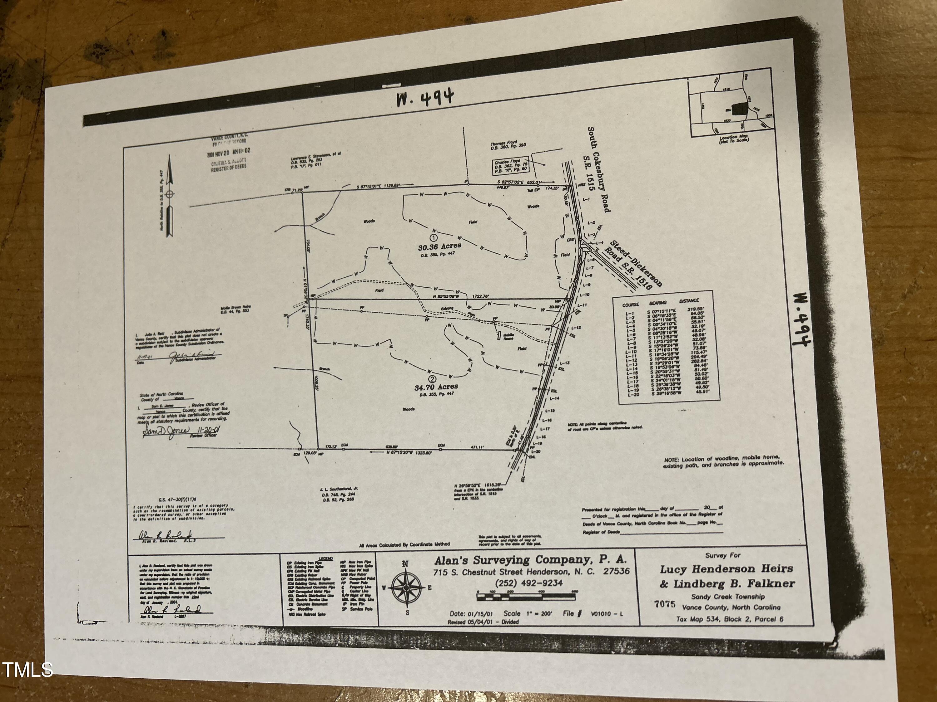 0 South Cokesbury Road Henderson, NC 27537 - Photo 13 of 13 a black and white photo of a painting