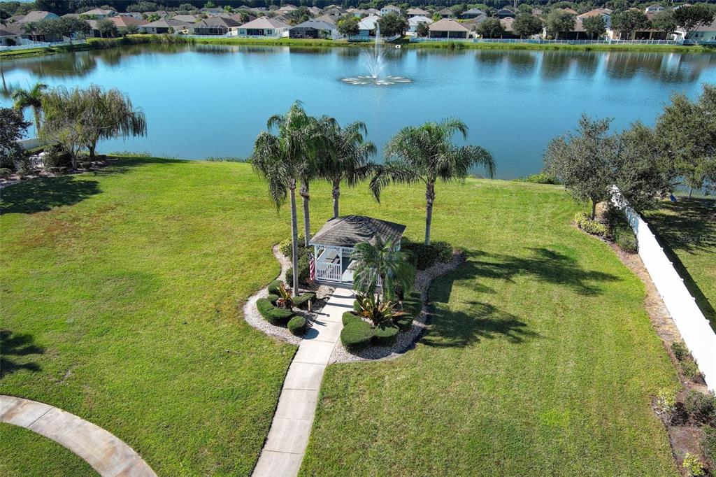 3222 Merrick Avenue Rockledge, FL 32955 - Photo 73 of 73 an aerial view of a house with a lake view