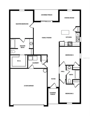 a picture of a floor plan