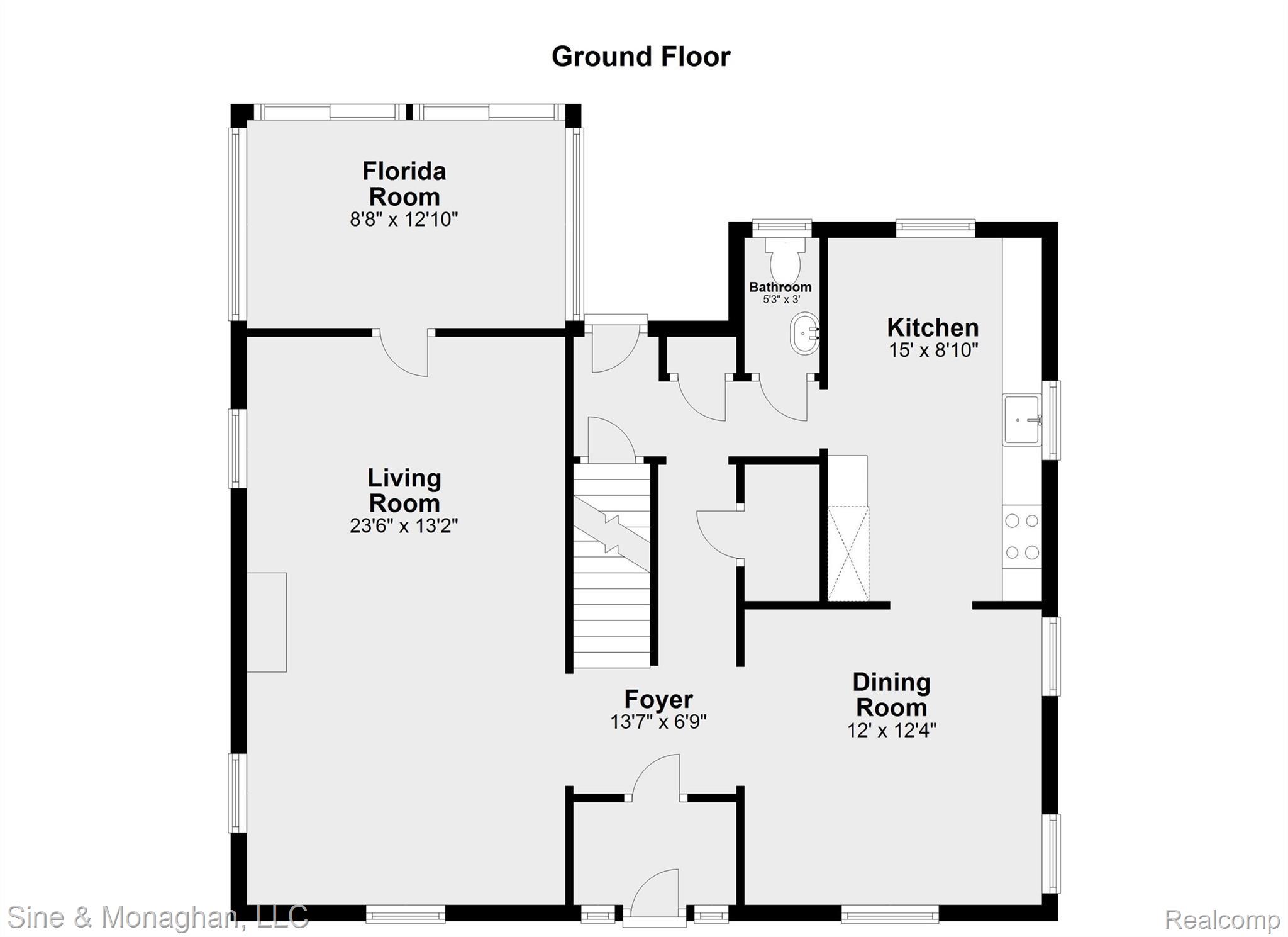 978 Westchester Road Grosse Pointe, MI 48230 - Photo 47 of 48 978 Westchester, GPP - Floor 1.jpg