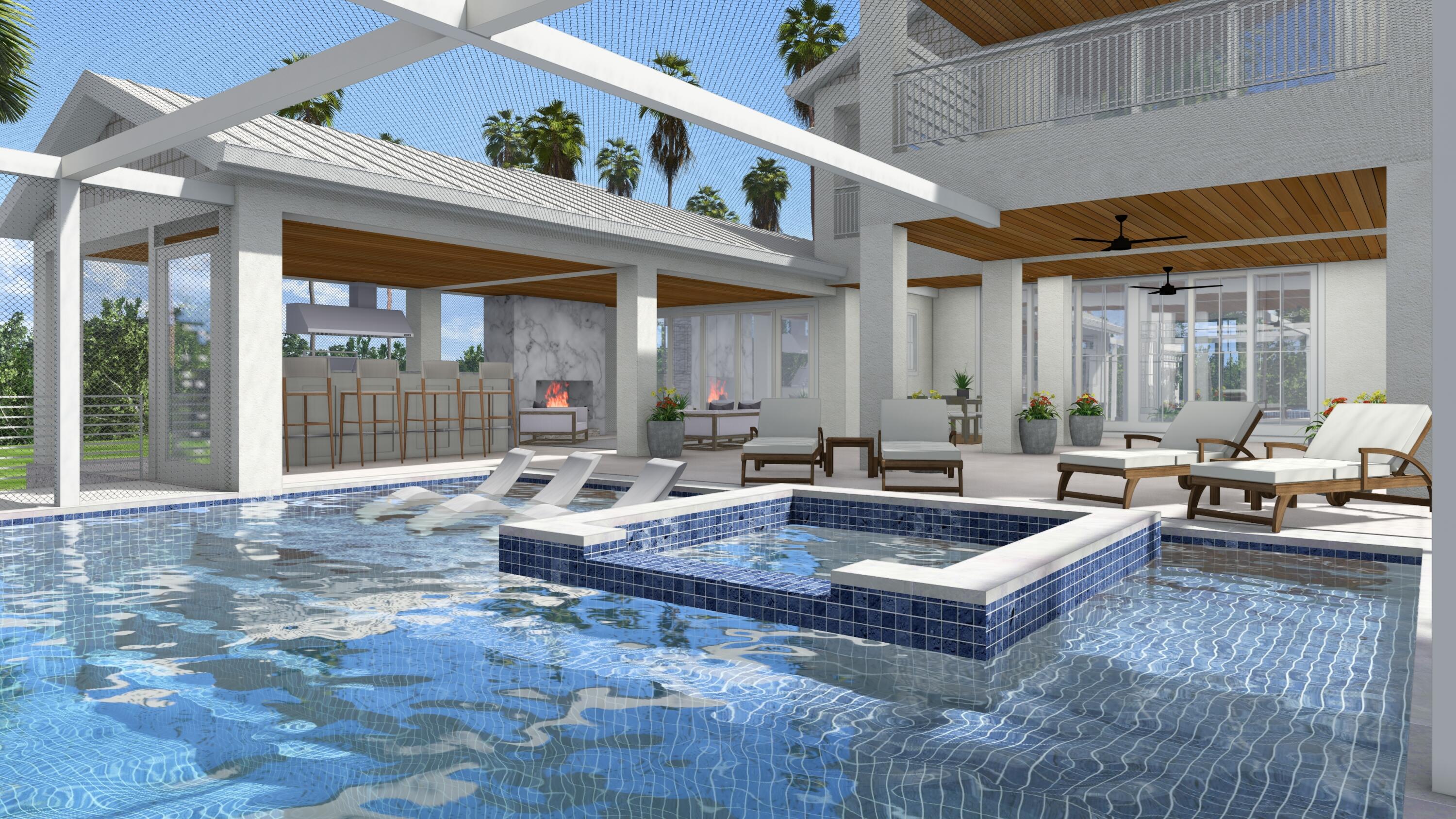 17 Osprey Lane Key Largo, FL 33037 - Photo 2 of 5 a swimming pool with outdoor seating and yard