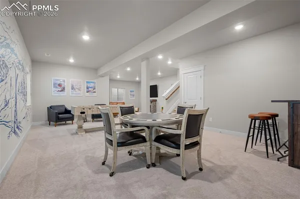 a view of livingroom with furniture and window