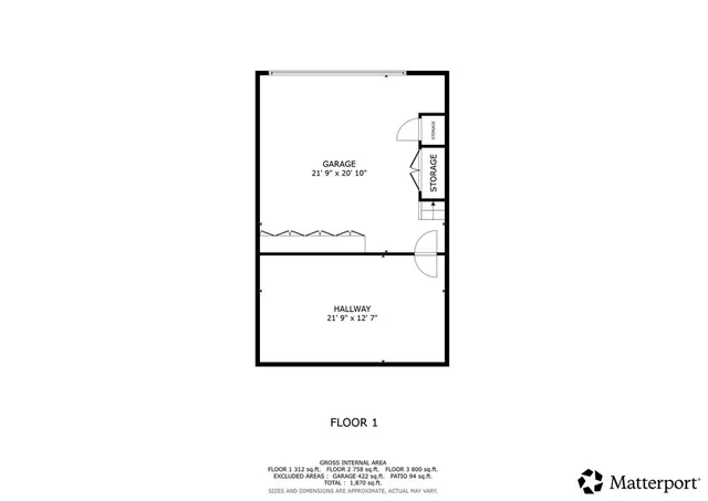 a picture of a bench in front of a door