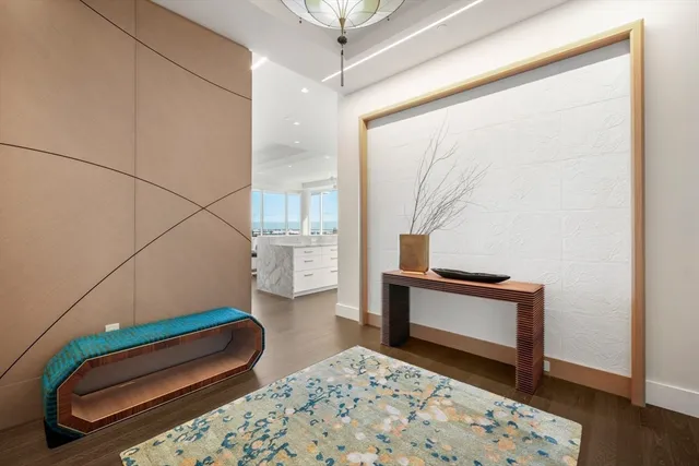 a front view of a building