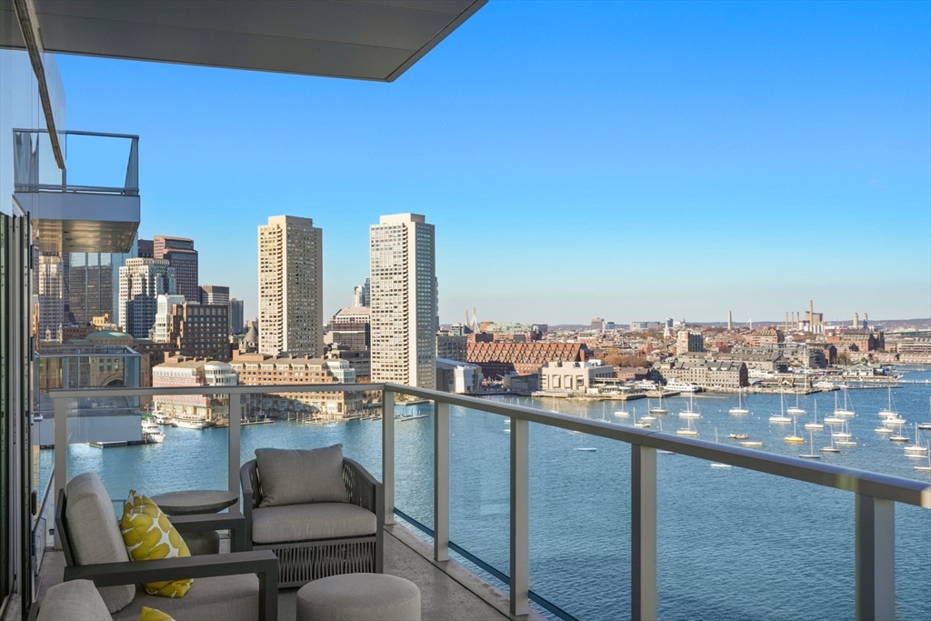 50 Liberty Drive, Unit PH1B Boston, MA 02210 - Photo 5 of 32 a view of a balcony with city view